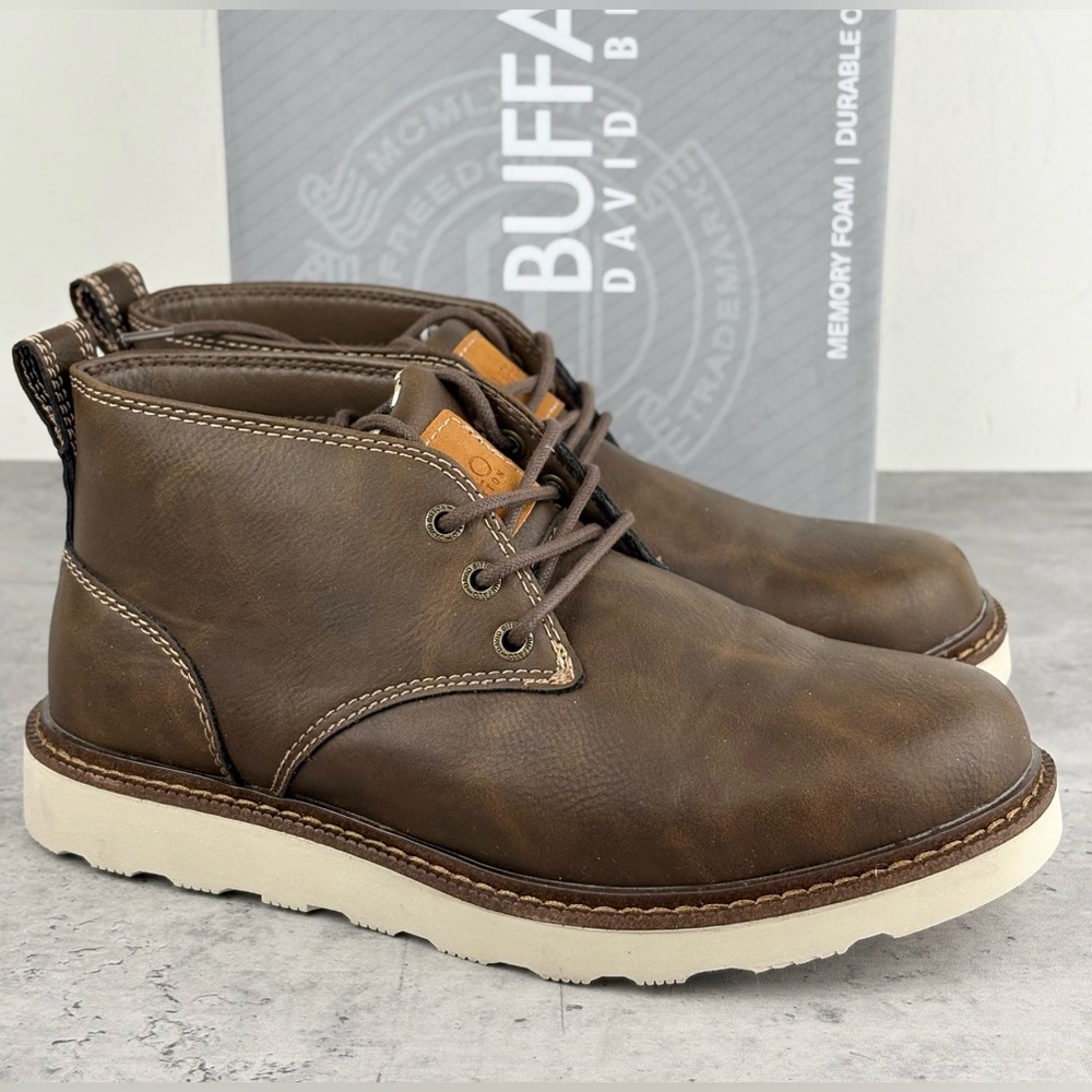 Buffalo David Bitton Metcalf Men's Chukka Boots Brown. US 8 Very Light Wear